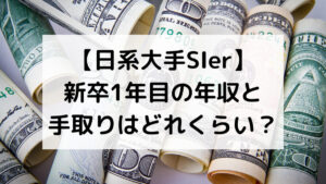【日系大手SIer】新卒1年目の年収と手取りはどれくらい？